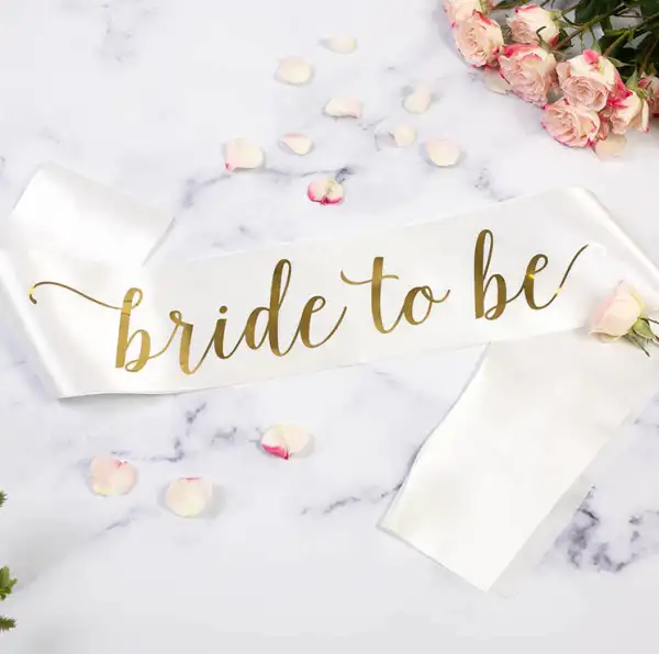 Bride to Be Satin Sash