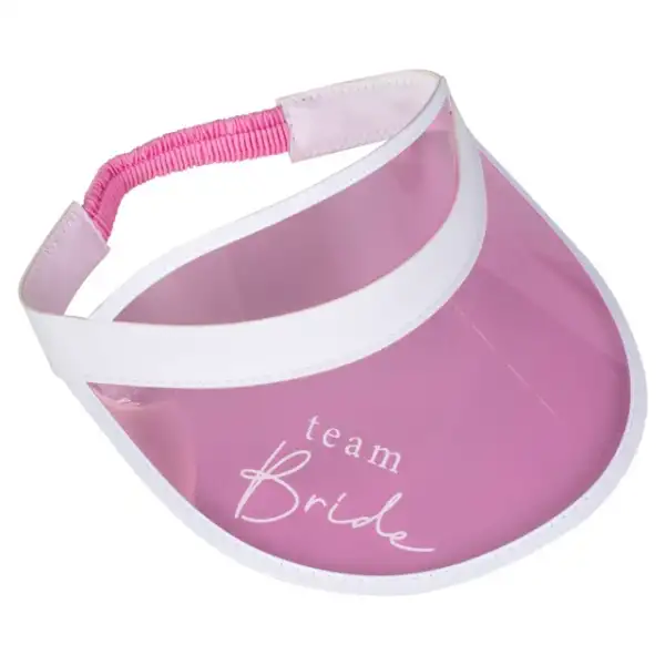 Pink Team Bride Visor - Image 2
