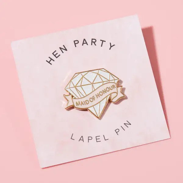Bride Diamond Lapel Pin