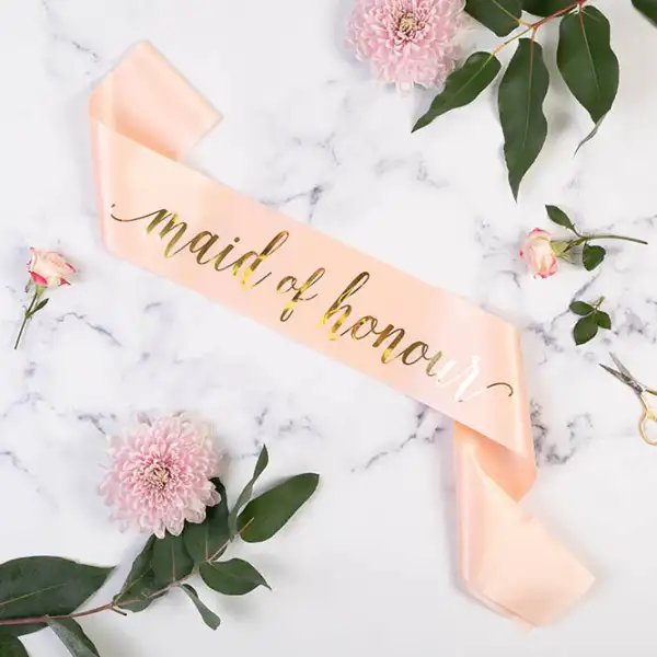 Maid of Honour Satin Sash | Hen Party Sash