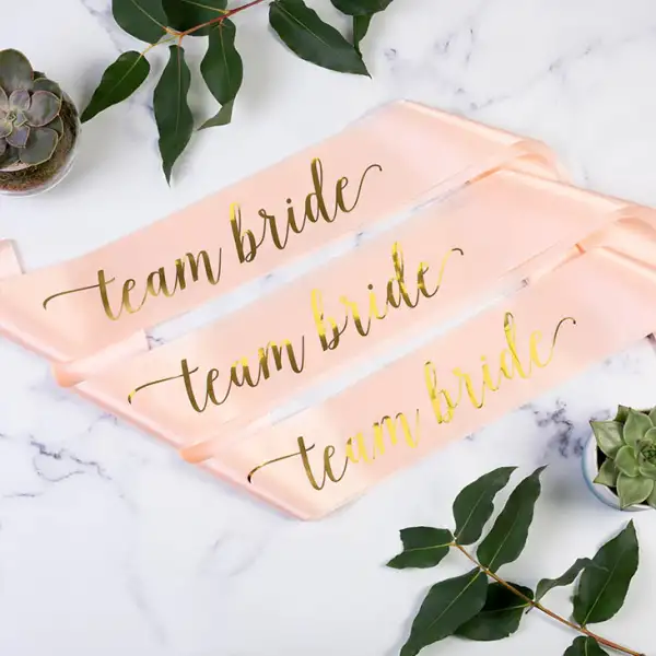 Team Bride Hen Party Satin Sash | Hen Party Sashes