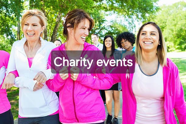 Charity events hosted by Hunky Butler Service with personalized service.